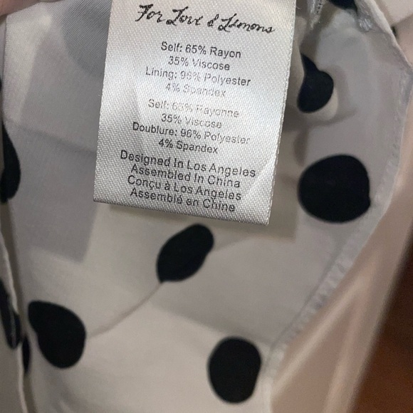 NWT For Love and lemons Lexington Romper 🍋 Sm - Picture 12 of 12